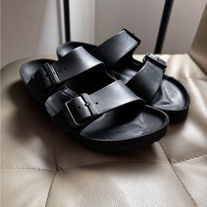 Black Birkenstocks